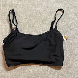 aerie Black Bikini Top - Simple Scoop Bralette